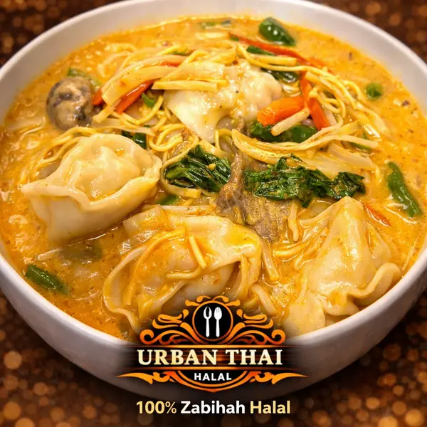halal-urban-thai - NB2 - Curry Dumpling Noodle Bowl 🌶️