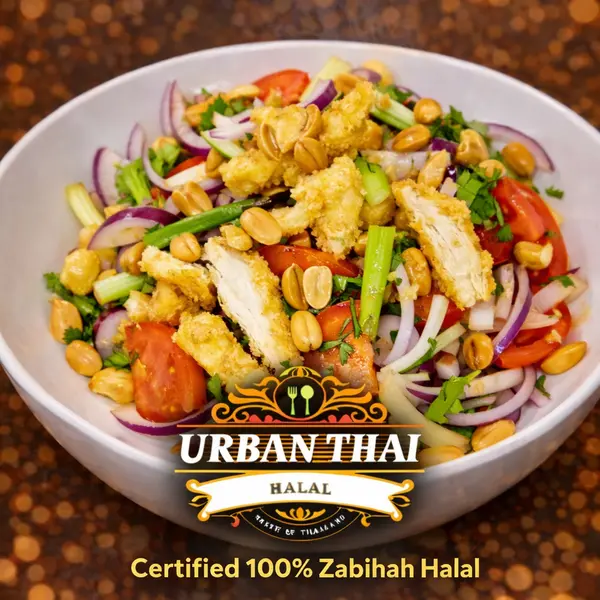 halal-urban-thai - S2 - Crispy Chicken Salad (Yum Gai Krob) 🌶️🌶️