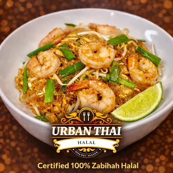 halal-urban-thai - N6 - Pad Thai Glass Noodles (Pad Woon Sen)