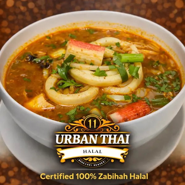 halal-urban-thai - NB1 - Tom Yum Thai Ramen Bowl 🌶️
