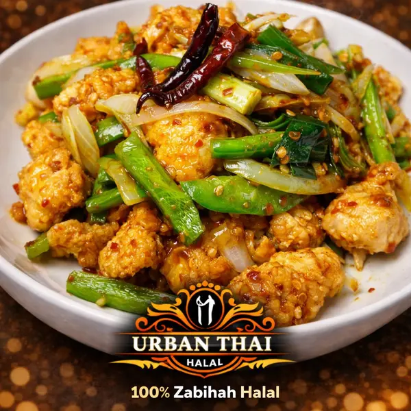 halal-urban-thai - US9 - Spicy Szechuan Chicken 🌶️ (Famous)