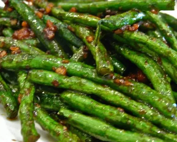 hang-ah-tea-room - Green Beans with Black Bean Sauce -乾煸四季豆