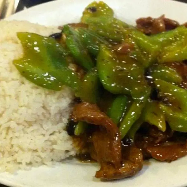 hang-ah-tea-room - Bitter melon and beef with rice 涼瓜牛肉飯