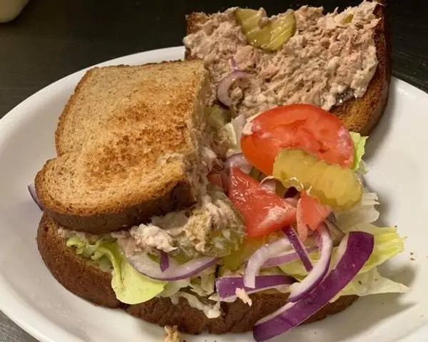 happy-donut - Tuna Melt Sandwich with Fries