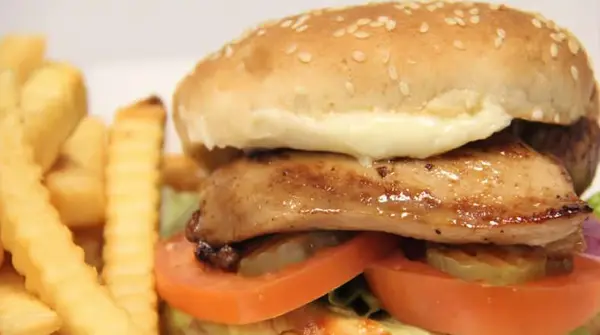 happy-donut - Chicken Teriyaki Burger