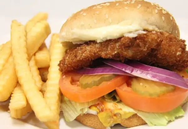 happy-donut - Chicken Katsu Burger