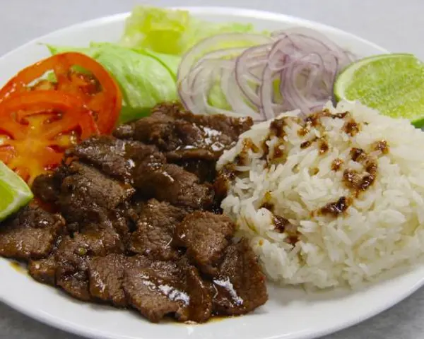 happy-donut - Plate Beef Salad Lunch