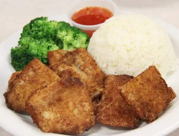 happy-donut - Fish Katsu with Broccoli Lunch