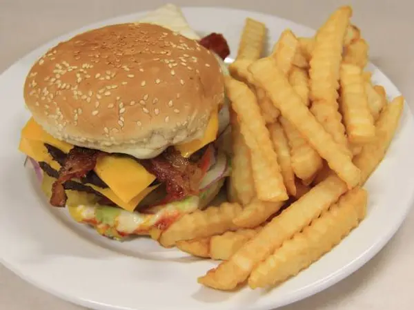 happy-donut - Double Bacon Cheeseburger