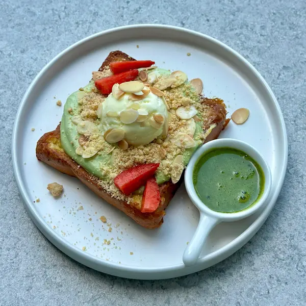 hasari-cafe - MATCHA FRENCH TOAST