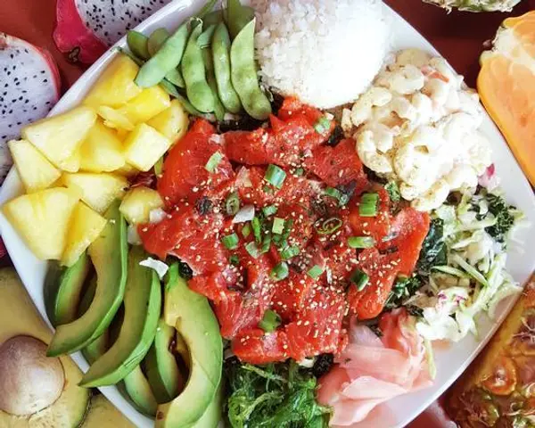 hawaiian-grill-poke - Salmon Poke Bowl