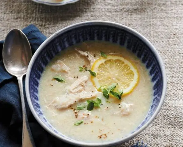 healthyish-keto-bowls - Keto Garlic Chicken Soup with Keto Roll