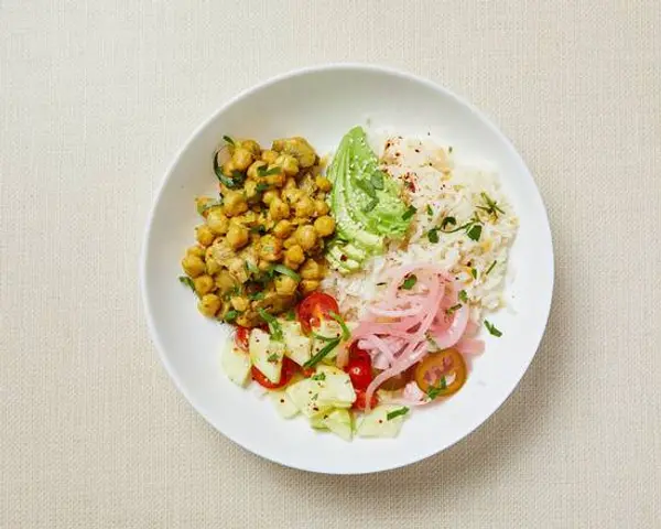 healthyish-keto-bowls - Chickpeas Rice Bowl (V)