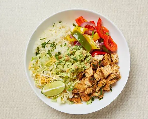 healthyish-keto-bowls - Keto Chicken Burrito Bowl