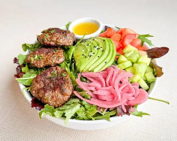 healthyish-keto-bowls - Keto Beef Meatball Salad