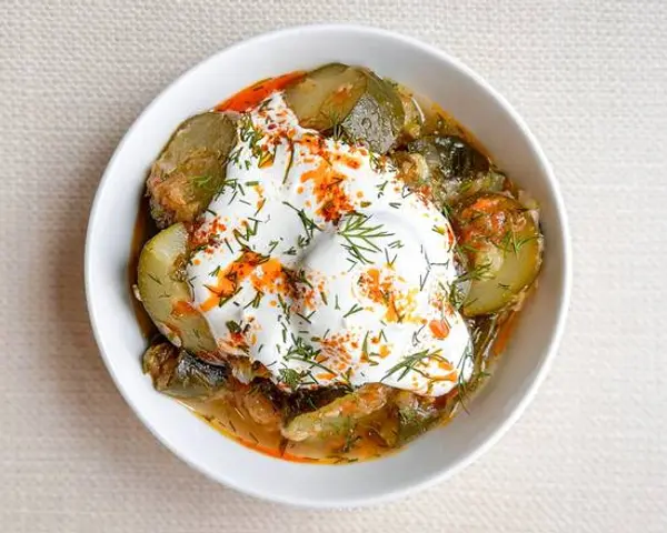 healthyish-mediterranean-bowls - Mediterranean Zucchini KETO Rice Bowl