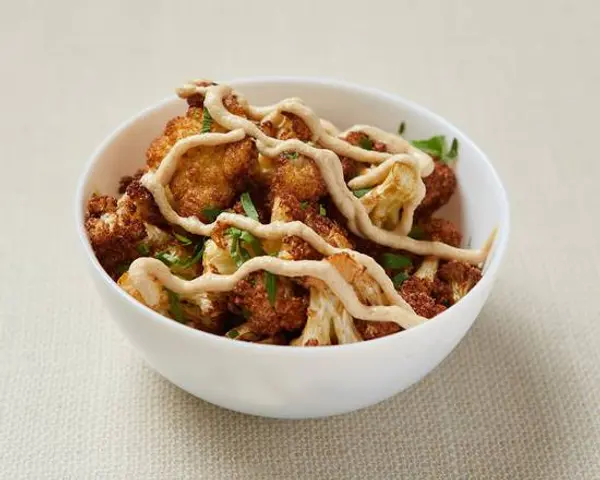 healthyish-mediterranean-bowls - Garlic Fried Cauliflower