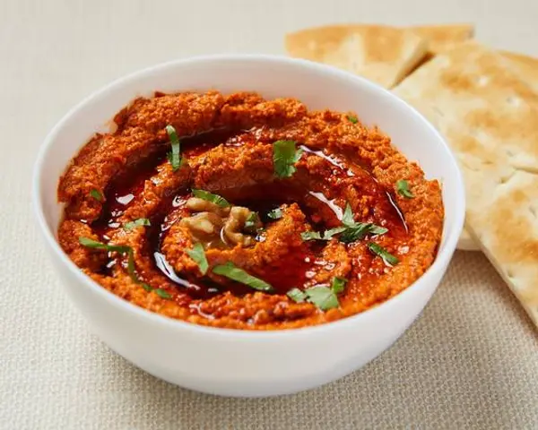 healthyish-mediterranean-bowls - Muhammara with Pita