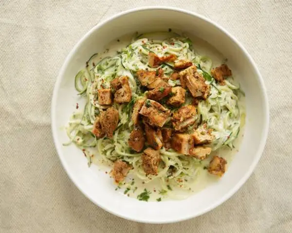 healthyish-republic - Keto Chicken Alfredo Zoodle