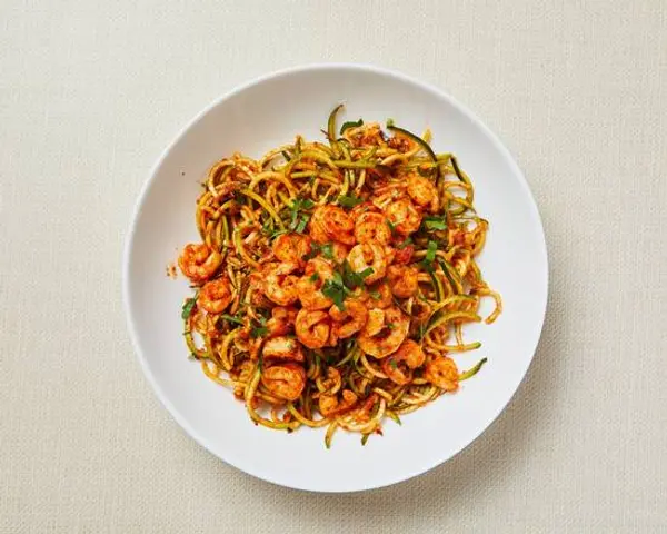 healthyish-republic - Paleo Shrimp Marinara Zoodle