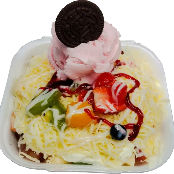 heladeria-robin-hood - Ensalada de frutas con 1 helado