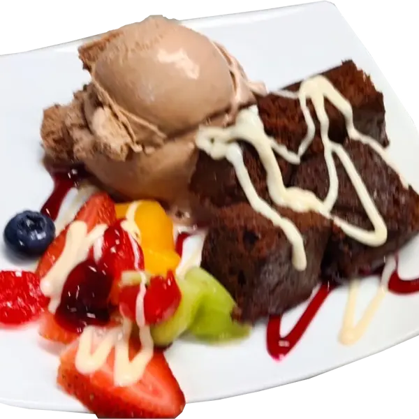 heladeria-robin-hood - Brownie con helado especial