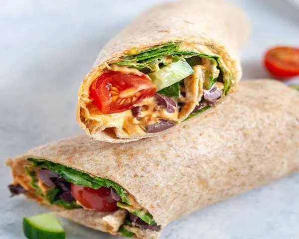 hella-good-sandwiches-salads - Bay Area Vegan Wrap