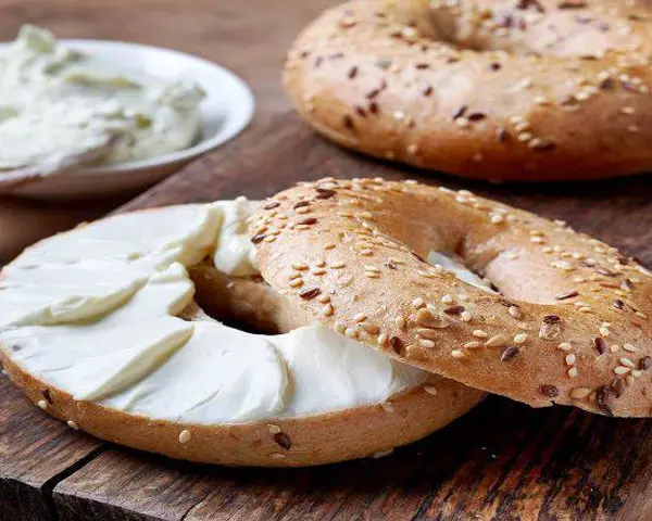 hella-good-sandwiches-salads - Bagel with Cream Cheese