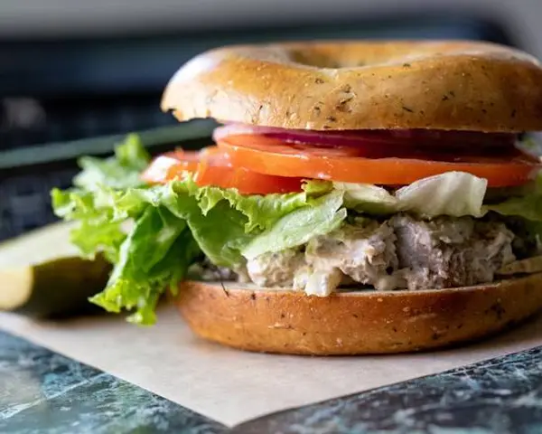 henry-higgins-boiled-bagels - Tuna Salad Sandwich