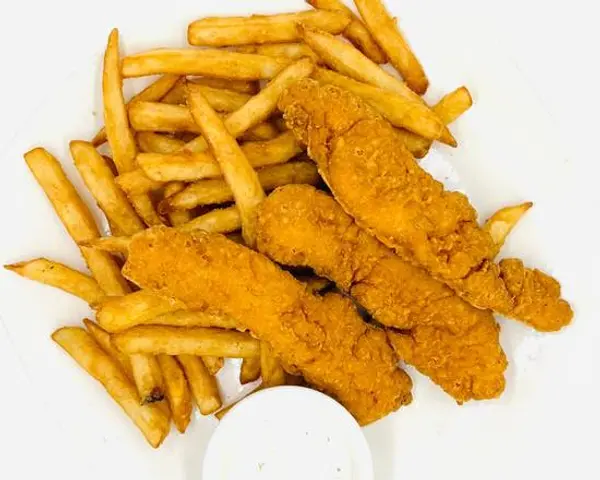 heroes-cafe - Chicken Fingers with Fries