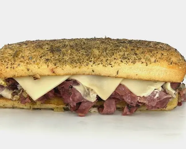 heroes-cafe - NY Giant Pastrami Sub