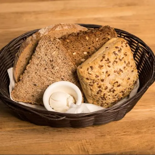 hinterhof - German Bread Basket with Butter