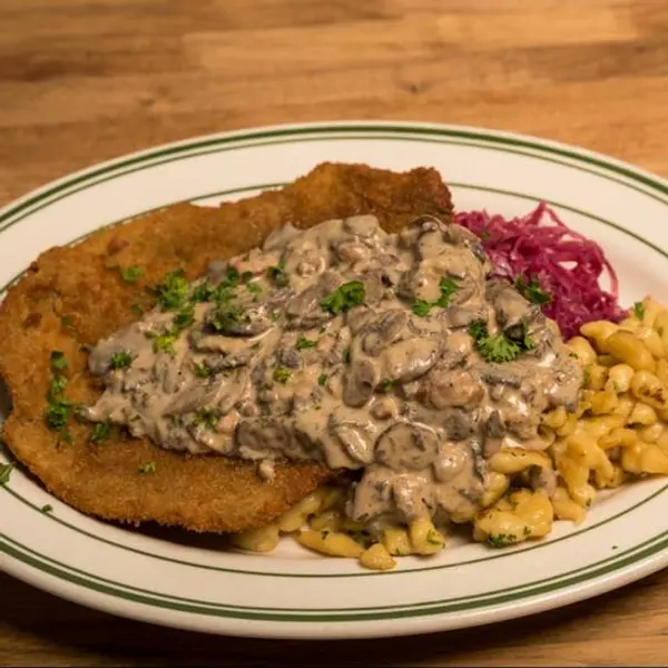 hinterhof - Jägerschnitzel