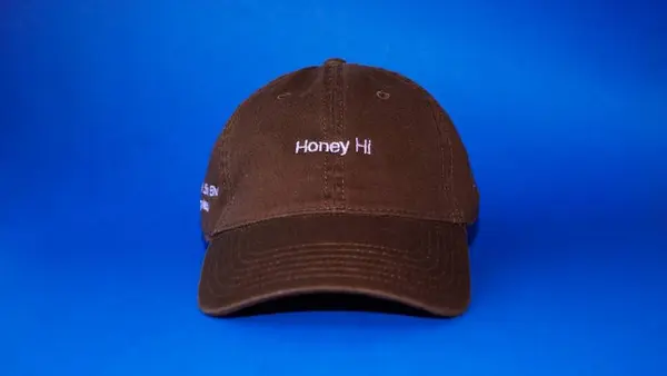 honey-hi - Brown Dad Hat