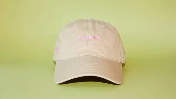 honey-hi - Light Khaki Dad Hat