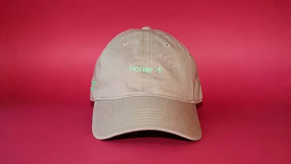 honey-hi - Dark Khaki Dad Hat