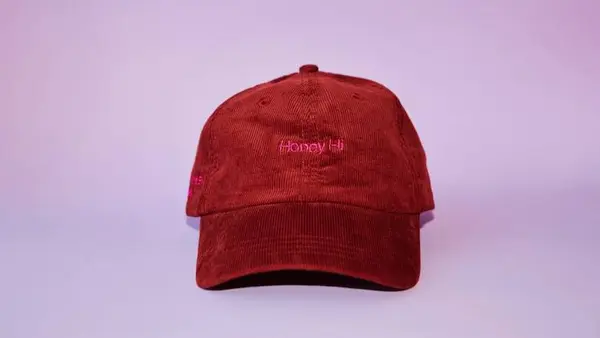 honey-hi - Burgundy Dad Hat