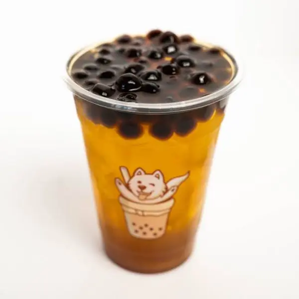 honeybear-boba - Mango Green Tea