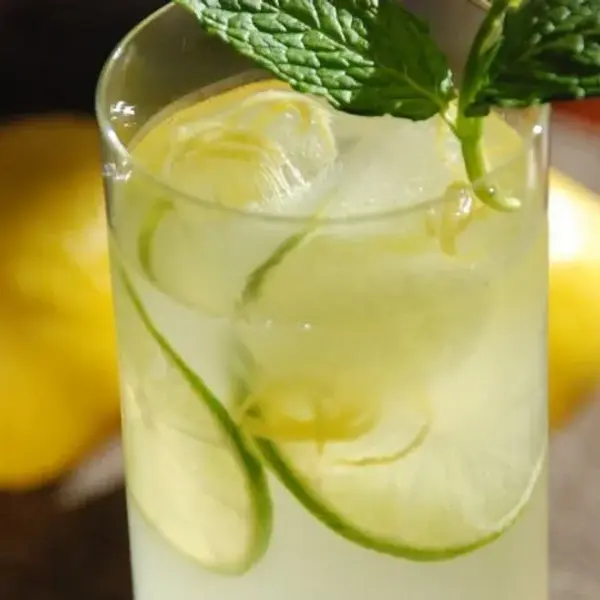 hoppers-cafe-street-food - Sparkling homemade lemonade w/ spearmint 