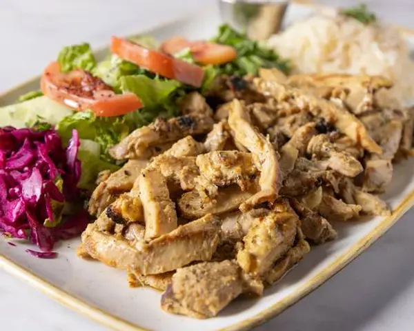 hummus-mediterranean-kitchen - Chicken Gyros Plate