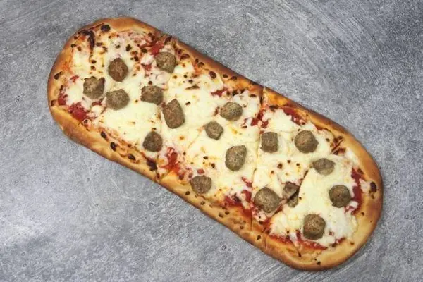 i-heart-mac-and-cheese - Meatball Pizza Flatbread