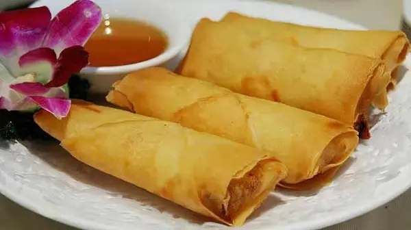 i-shanghai-delight - Spring Rolls Stuffed with Three Delicacies (4 pcs) (三丝春卷)