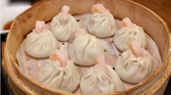 i-shanghai-delight - Shrimp Pork Dumplings (8 pcs) (虾仁小笼包)