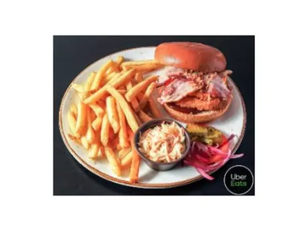 indiana-cafe-les-halles - CRISPY CHICKEN BURGER