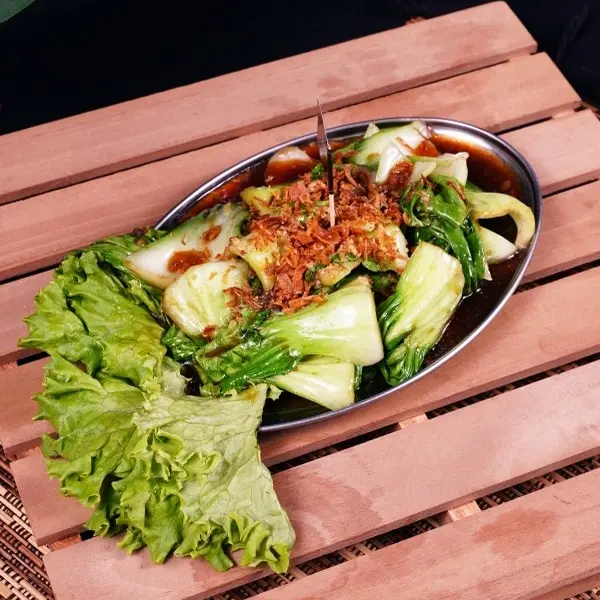 iqan-bakar-cheras-kampung-bharu - Pak Choy Sos Tiram (S)