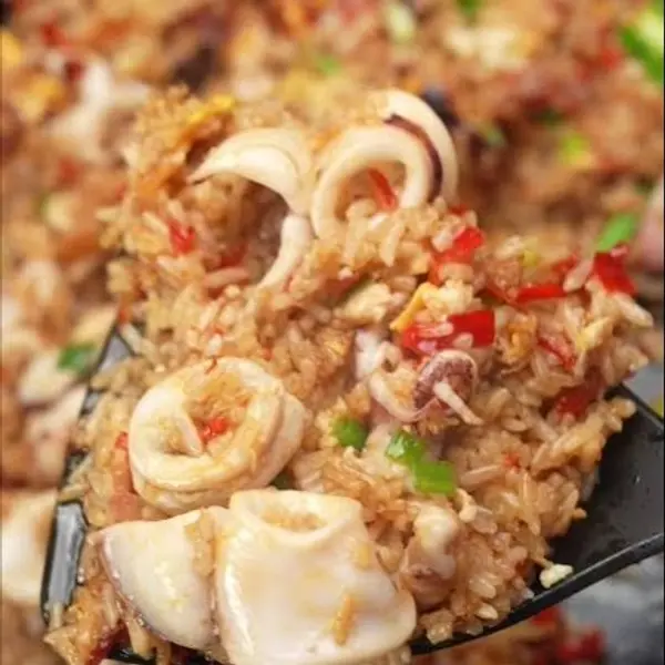 iqan-bakar-cheras-kampung-bharu - Nasi Goreng Sotong