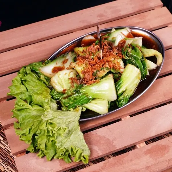 iqan-bakar-cheras-kampung-bharu - Pak Choy Sos Tiram (B)