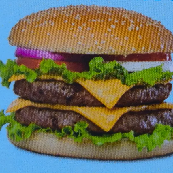 izmir - Menu double cheeseburger