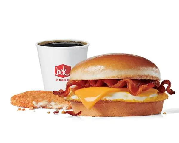 jack-in-the-box - Bacon Breakfast Jack®  Combo