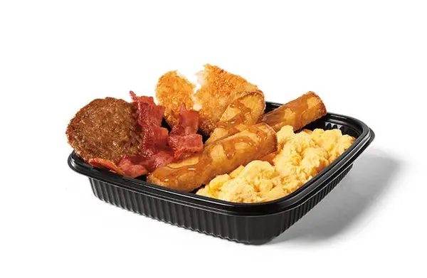 jack-in-the-box - 3PC French Toast Sticks Platter w/ Bacon & Sausage